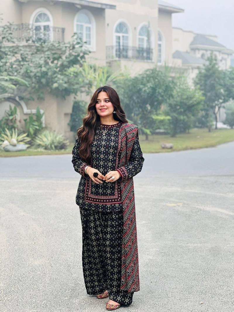 Stylish Women's Stitched Printed Suit - 3 Pcs Set with Dupatta
