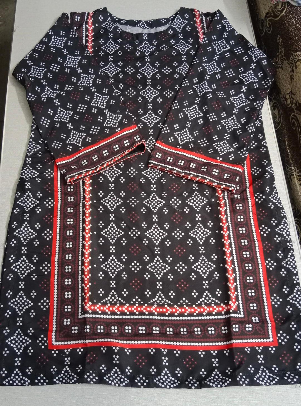 Stylish Women's Stitched Printed Suit - 3 Pcs Set with Dupatta